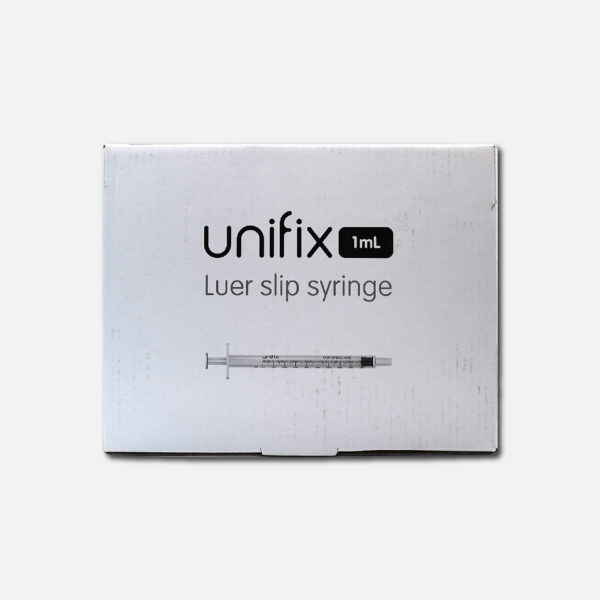 Unifix 1ml Luer Slip 3 Part Syringe X 100